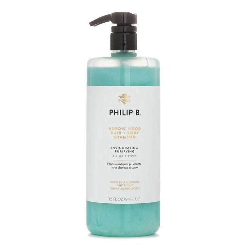 Philip B Nordic Wood Hair + Body Shampoo (Invigorating Purifying - All Hair Types)  19947 947ml / 32oz
