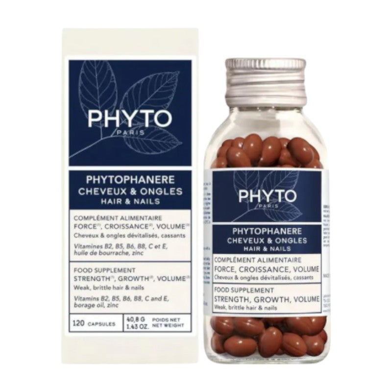 Phyto Phanere Dietary Supplement Hair & Nails 120 Caps