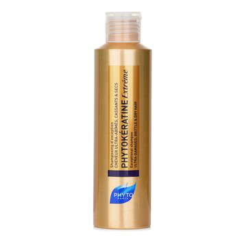 Phyto PhytoKeratine Extreme Exceptional Shampoo (Ultra-Damaged, Brittle &amp; Dry Hair)   P342 200ml/6.7oz