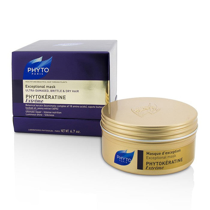 Phyto PhytoKeratine Extreme Exceptional Mask (Ultra-Damaged, Brittle &amp; Dry Hair)    P001492 200ml/6.7oz