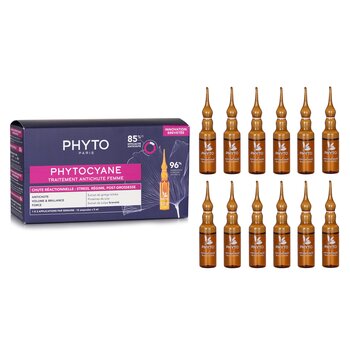 Phyto PhytoCyane Anti-Hair Loss Reactional Treatment (For Woman) 910143 12x5ml/0.16oz