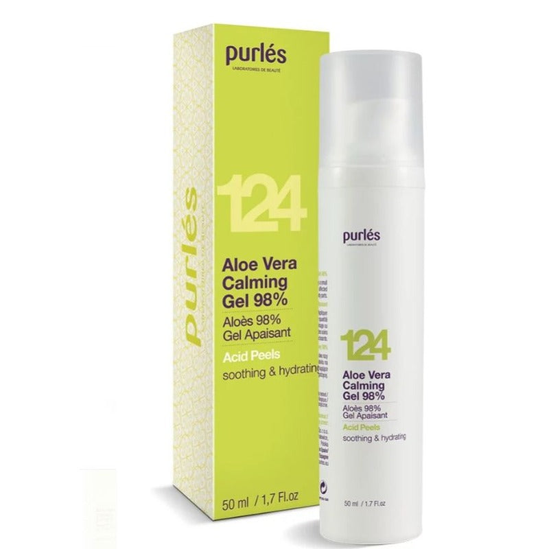 Purles 124  AloeVera Calming Gel 98% 50ml