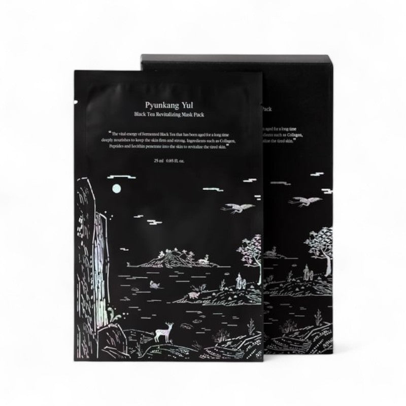 Pyunkang Yul Black Tea Revitalizing Mask Pack Set 25ml x 10 pcs