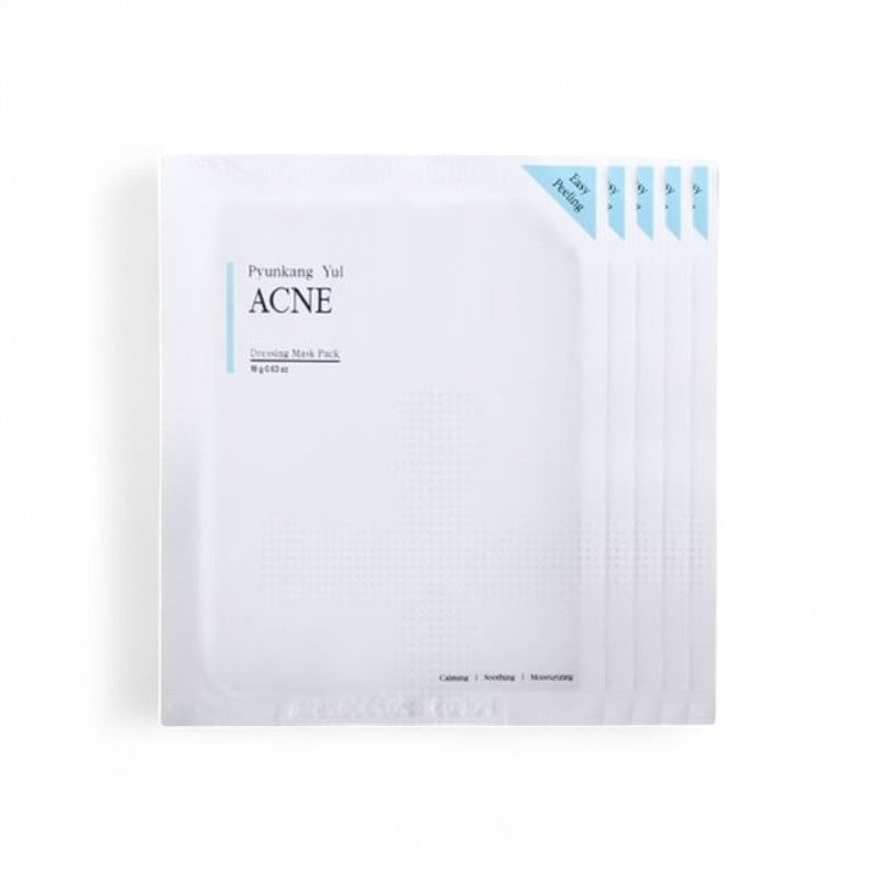 Pyunkang Yul Acne Dressing Mask Pack Bundle Set 18g x 5 sheets