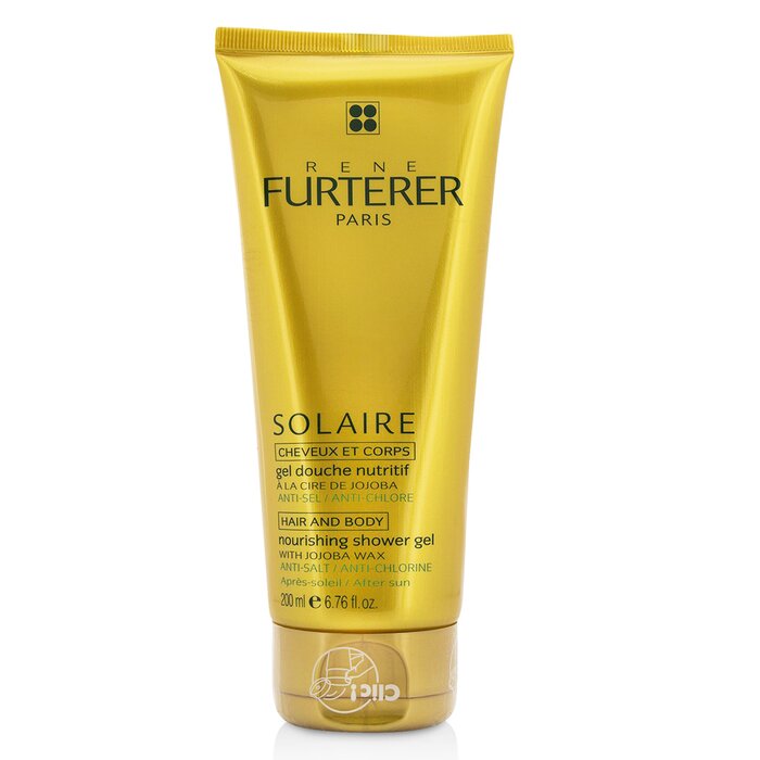 Rene Furterer Solaire Nourishing Shower Gel with Jojoba Wax (Hair and Body) 200ml/6.76oz