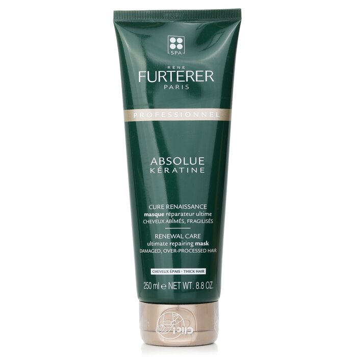 Rene Furterer Absolue Keratine Ultimate Repairing Mask (For Thick Hair) 147124 250ml/8.8oz