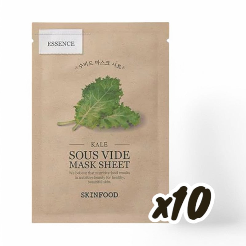 SKINFOOD Sous Vide Mask Set - 10 Types Kale 22g x 10 pcs