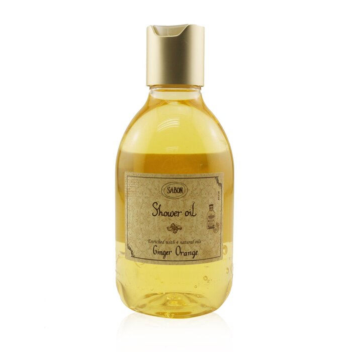 Sabon Shower Oil - Ginger Orange (Plastic Bottle) 922875 300ml/10.5oz