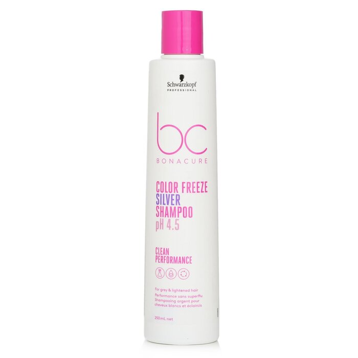 Schwarzkopf BC Bonacure pH 4.5 Color Freeze Silver Shampoo (For Grey & Lightened Hair) 723472 250ml/8.4oz