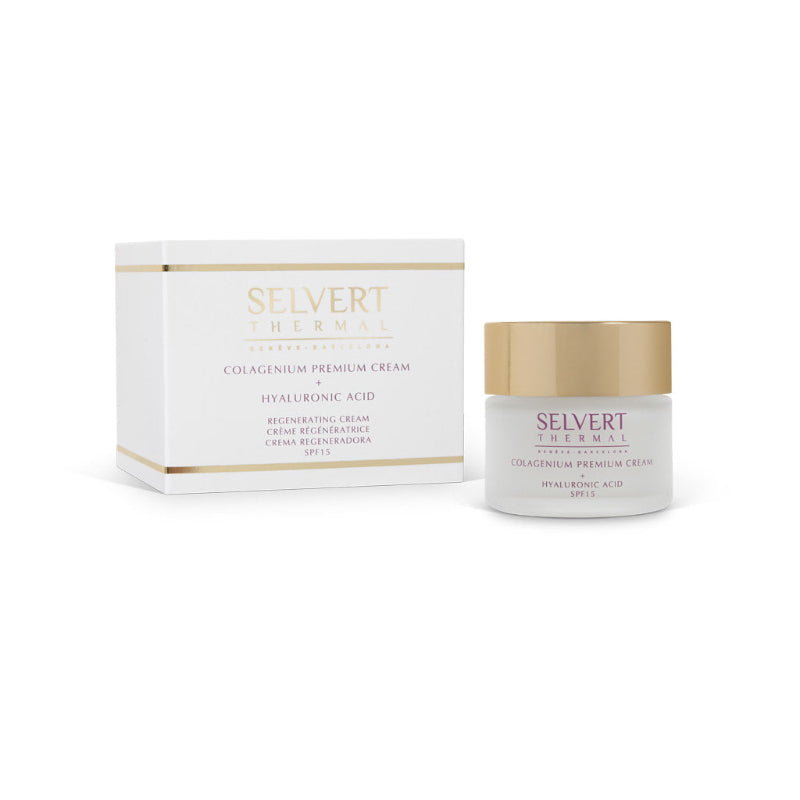 【Clearance】Selvert Thermal Regenerating Colagenium Premium Cream+Hyaluronic Acid SPF15 50ml (EXP:11/26)
