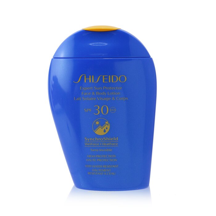 SHISEIDO Expert Sun Protector Face & Body Lotion SPF 30 UVA (Turn Invisible, High Protection, Very Water-Resistant) 15675 150ml/5.07oz