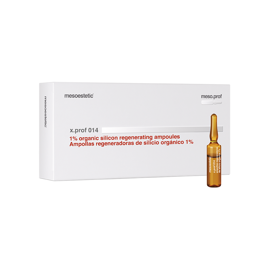 mesoestetic x.prof 014 organic silicon 1% 5ml x 20