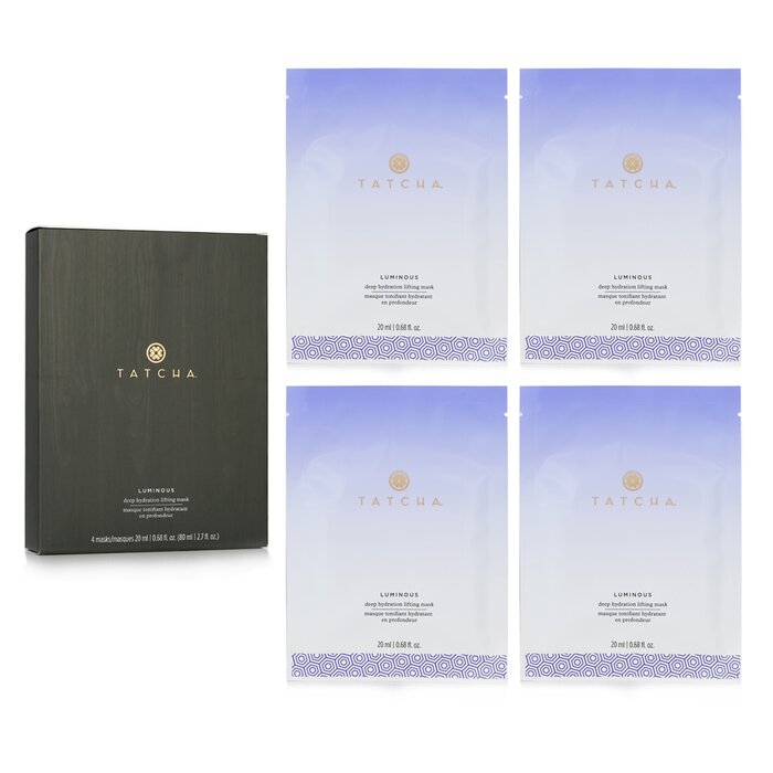 Tatcha Luminous Deep Hydration Lifting Mask  4x20ml/0.68oz