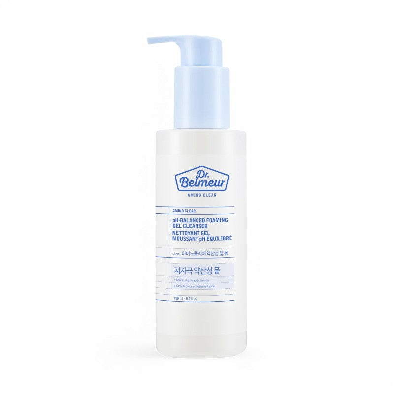 THE FACE SHOP Dr. Belmeur Amino Clear pH-Balanced Foaming Gel Cleanser 190ml