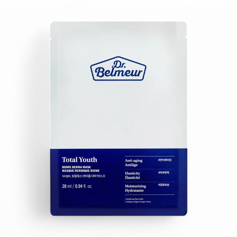 THE FACE SHOP Dr. Belmeur Total Youth Biome Derma Mask 28ml x 1 sheet