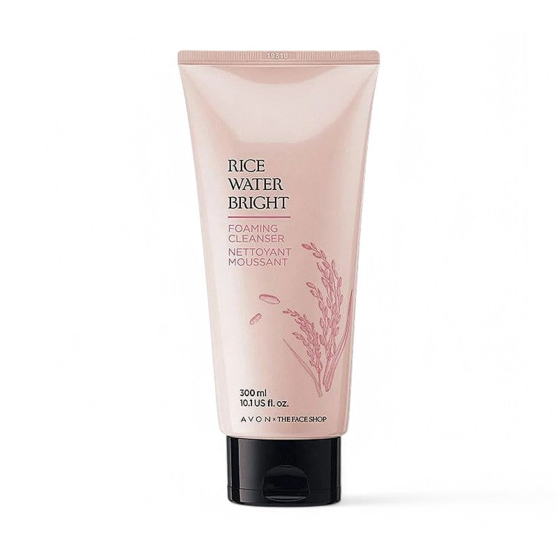 THE FACE SHOP Rice Water Bright Foaming Cleanser Jumbo 2024 Version - 300ml
