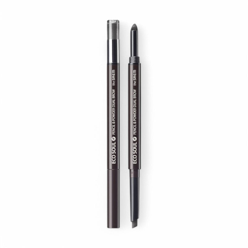 The Saem Eco Soul Pencil &amp; Powder Dual Brow - 4 Colors 