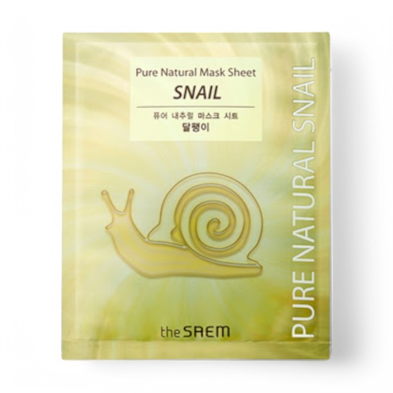 The Saem Pure Natural Mask Sheet - 3 Types Snail 1pc