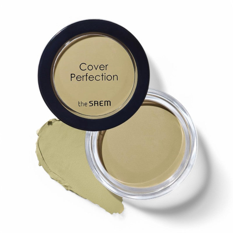 The Saem Cover Perfection Pot Concealer - 2 Colors Green Beige