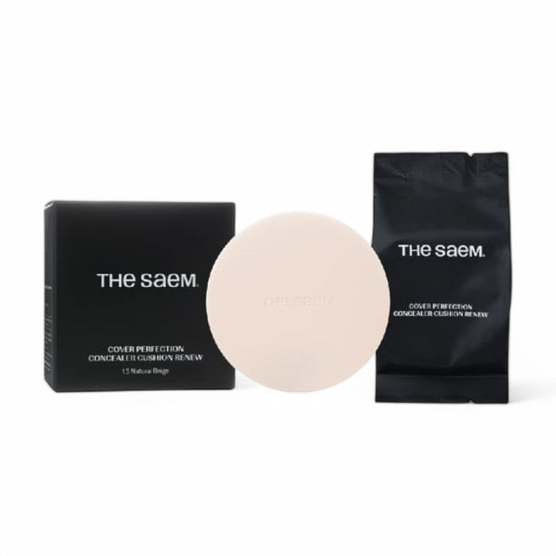 The Saem Cover Perfection Concealer Cushion Set 2024 Version - 