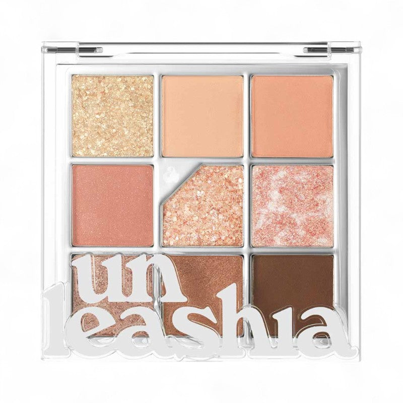 UNLEASHIA Glitterpedia Eye Palette - 7 Types N°3 All Of Coral Pink