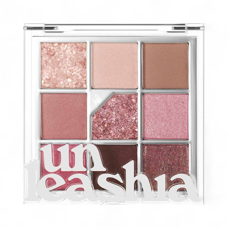 UNLEASHIA Glitterpedia Eye Palette - 7 Types N°5 All Of Dusty Rose