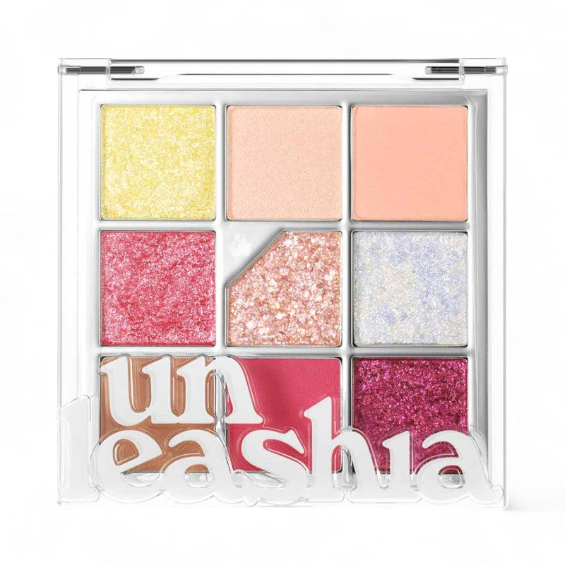 UNLEASHIA Glitterpedia Eye Palette - 7 Types N°7 All of Peach Ade