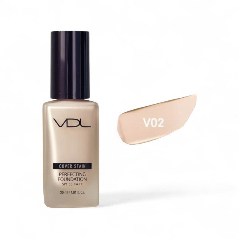 VDL Cover Stain Perfecting Foundation - 5 Colors 30ml 