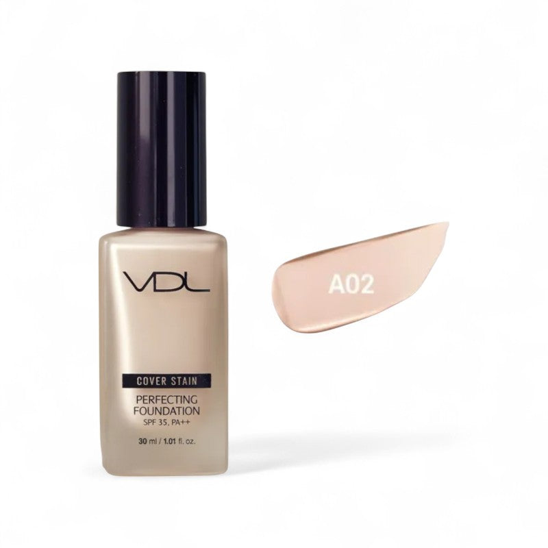 VDL Cover Stain Perfecting Foundation - 5 Colors 30ml 