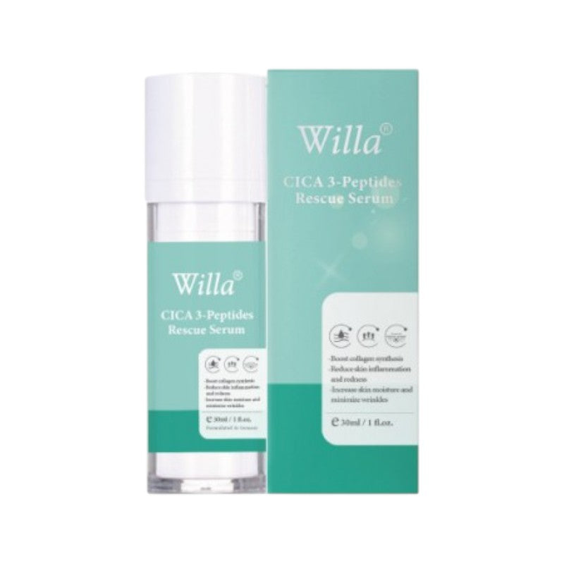 Willa CICA 3-Peptides Rescue Serum 30ml