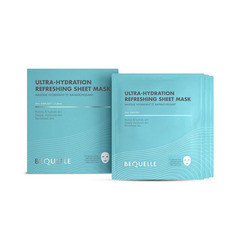 Bequelle Ultra-Hydration Refreshing Sheet Mask 3pcs