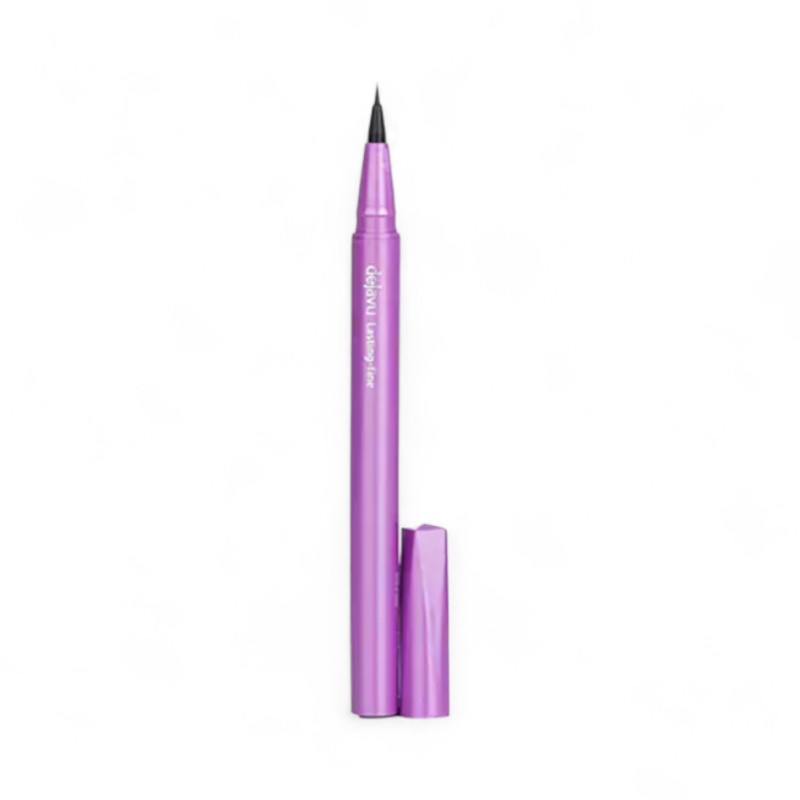 dejavu Lasting-Fine Eyeliner Brush Pen Liquid Deep Black