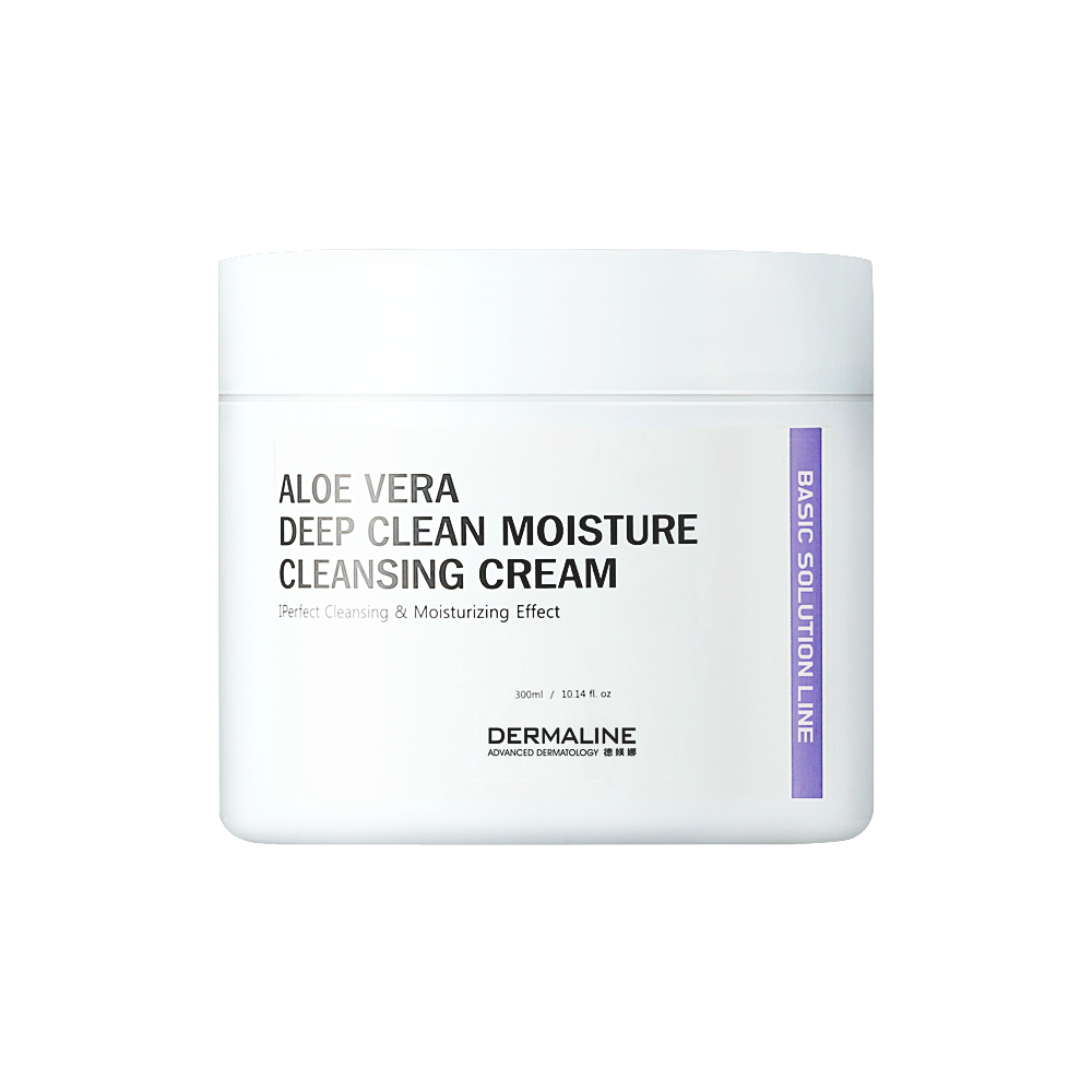 Dermaline Aloe Vera Deep Clean Moisture Cleasing Cream 300ml