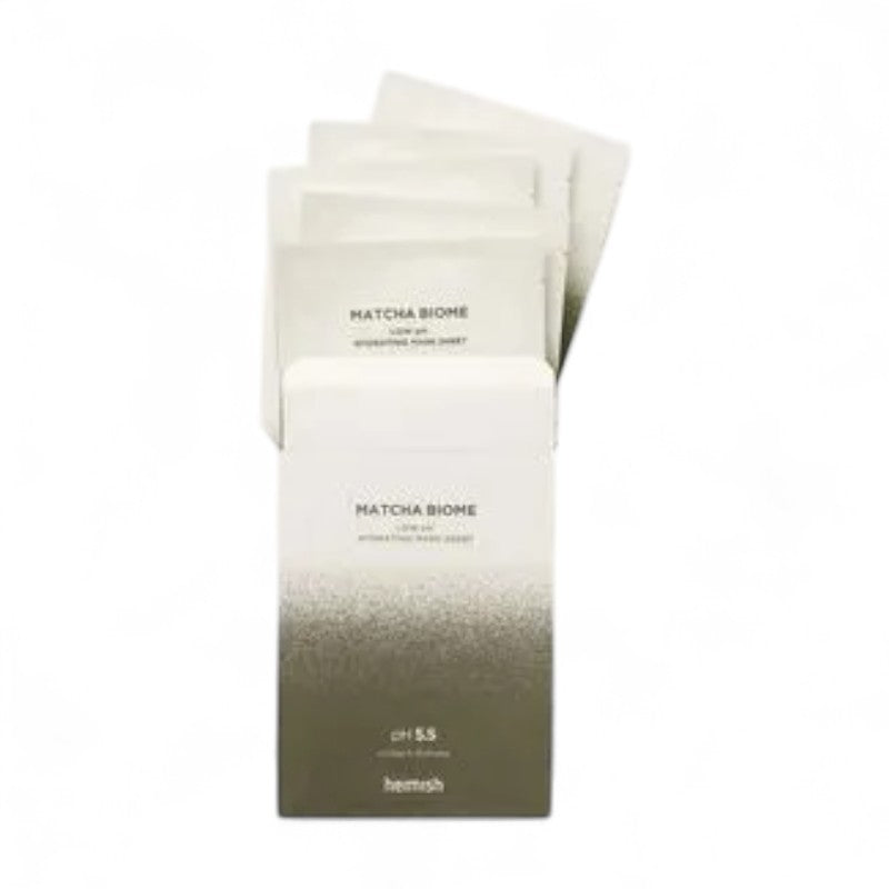 heimish Matcha Biome Low pH Hydrating Mask Sheet Set 30ml x 5 sheets