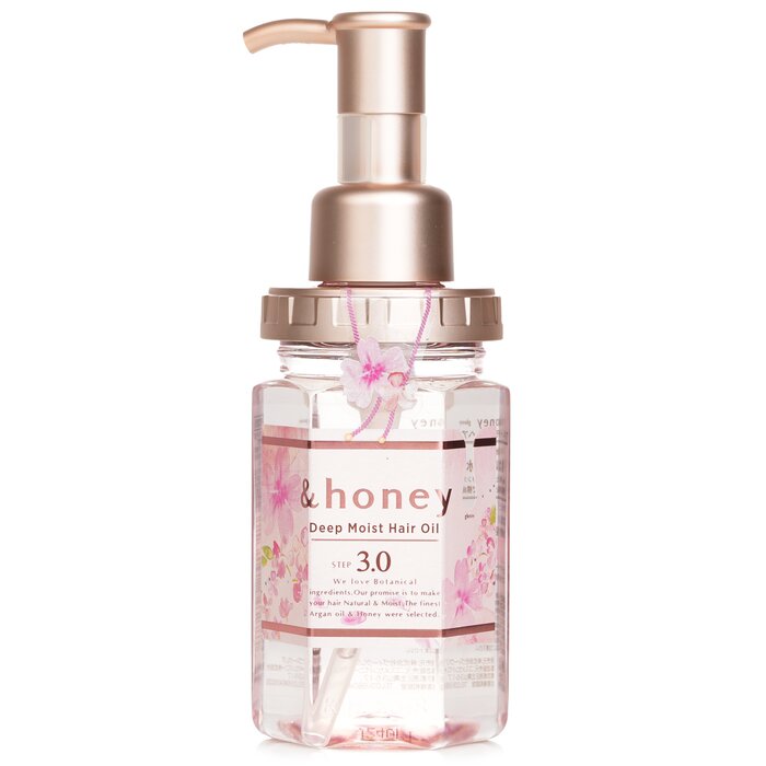 &amp;honey Honey Deep Moist Sakura Hair Oil 891328 100ml