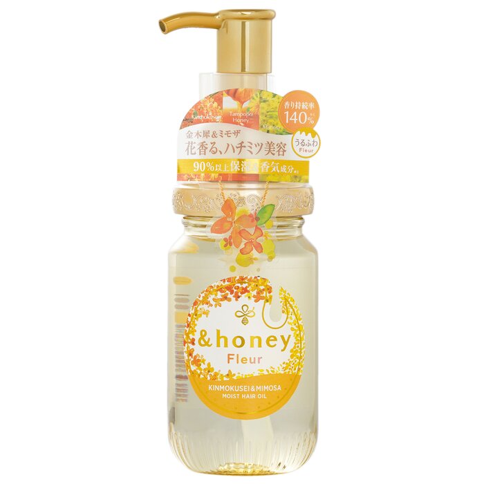 &amp;honey Fleur Kinmokusei &amp; Mimosa Moist Hair Oil 895067 100ml