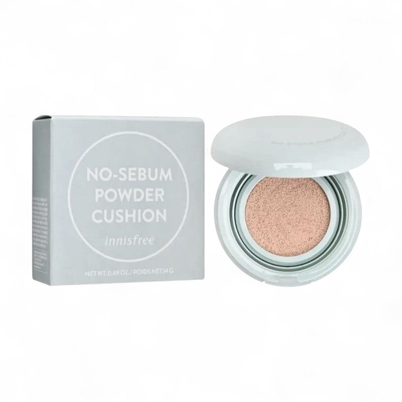 innisfree No-Sebum Powder Cushion - 5 Colors Renewal Version - 