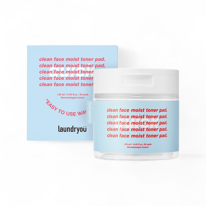 laundryou Clean Face Moist Toner Pad Quick 60 pads