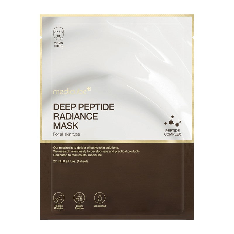 medicube Deep Peptide Radiance Mask 27ml x 1 Sheet