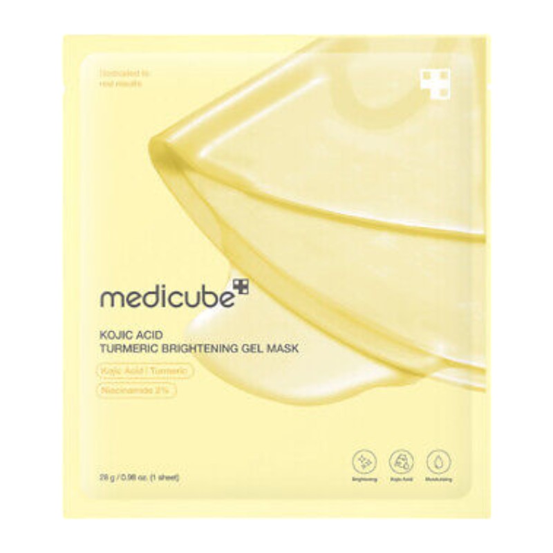 medicube Kojic Acid Turmeric Brightening Gel Mask 28g x 1 Sheet