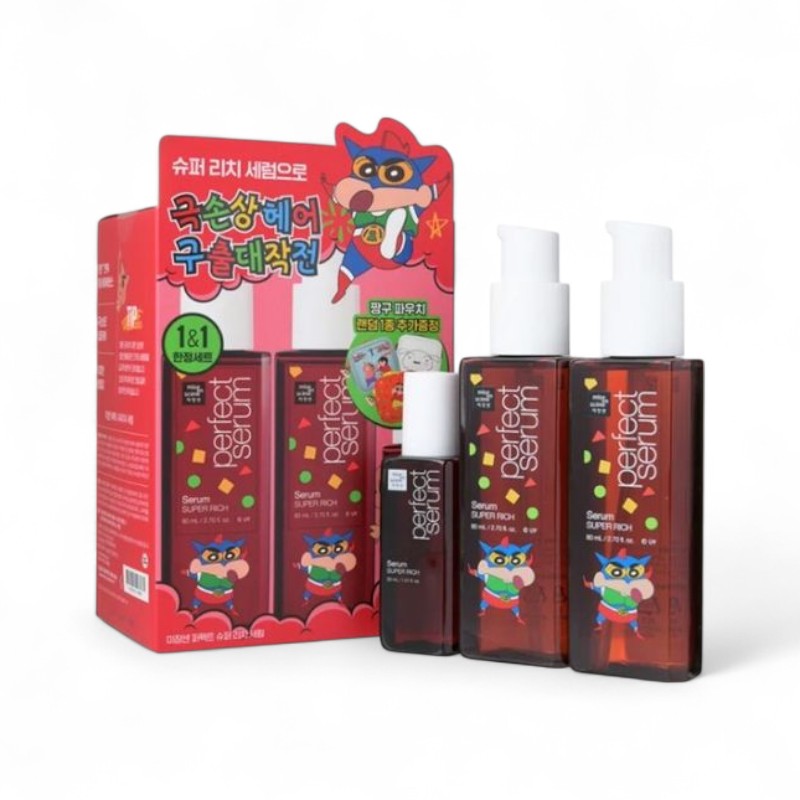miseenscéne Perfect Serum Special Set Crayon Shin-Chan Edition - 2 Types Super Rich