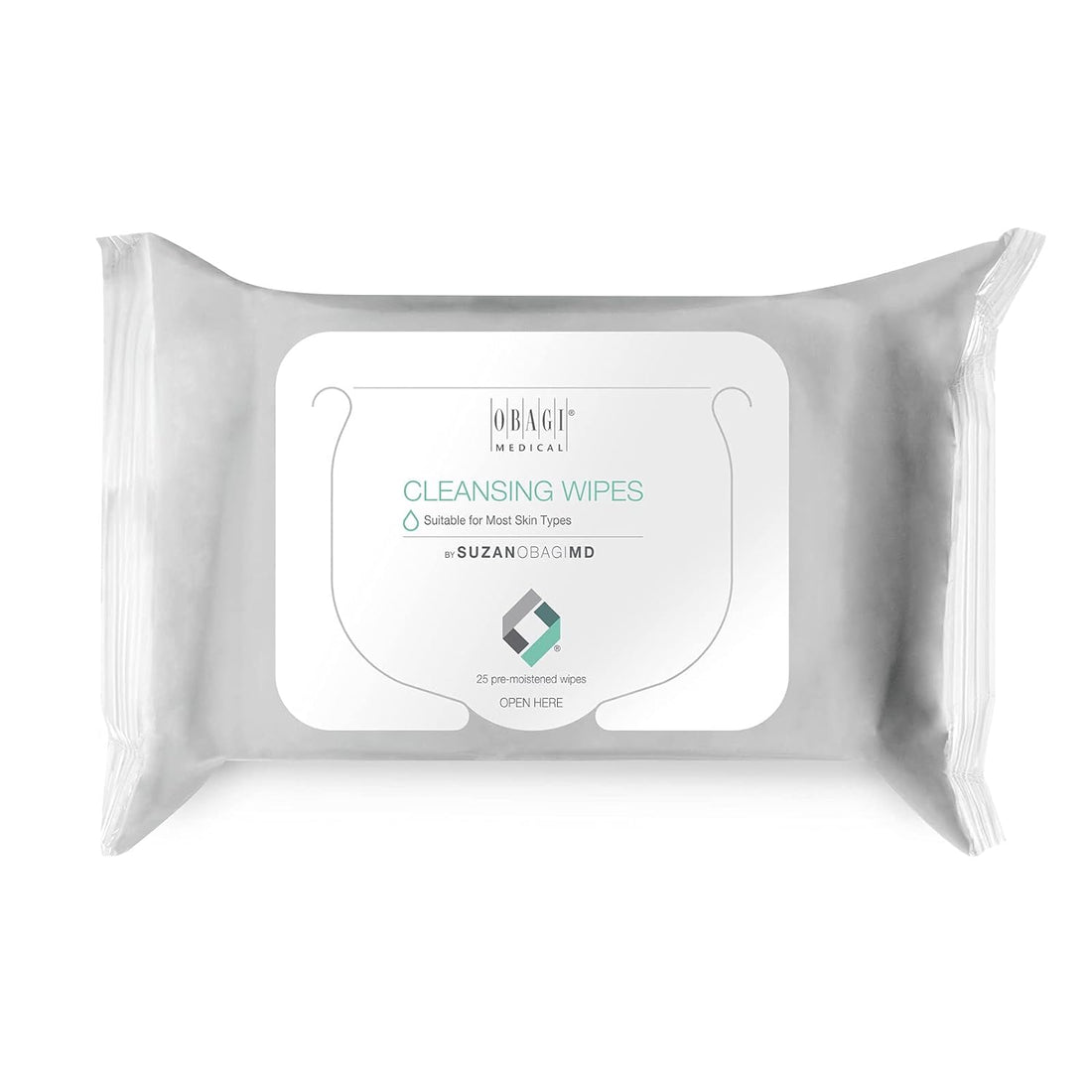 Obagi On the Go Cleansing and Makeup Removing Wipes 25 wipes