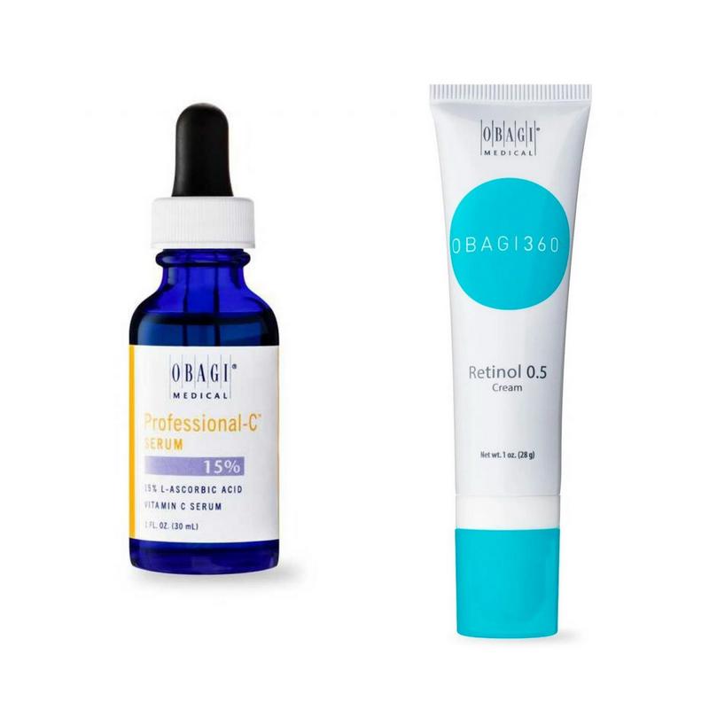 Obagi Professional-C Serum 15% 30ml &amp; Obagi360 Retinol 0.5% 28g