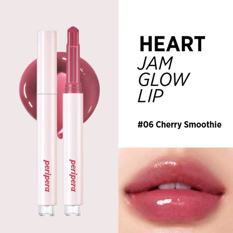peripera Heart Jam Glow Lip - 6 Colors 