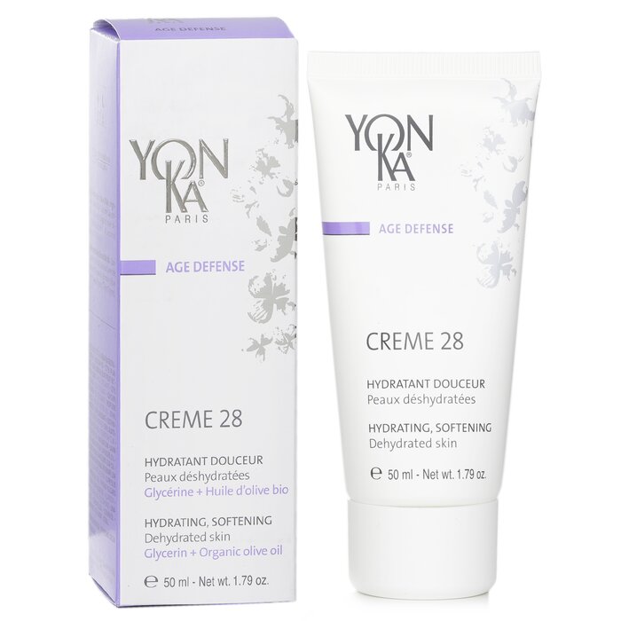 Yonka Age Defense Creme 28 With Essential Oils - Hydrating, Softening (Dehydrated Skin) 34020/003096 50ml/1.79oz