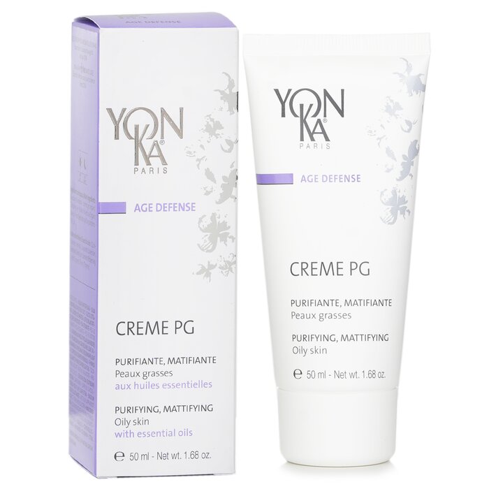 Yonka Age Defense Creme PG With Essential Oils - Purifying, Mattifying (Oily Skin) 35210/003201 50ml/1.68oz